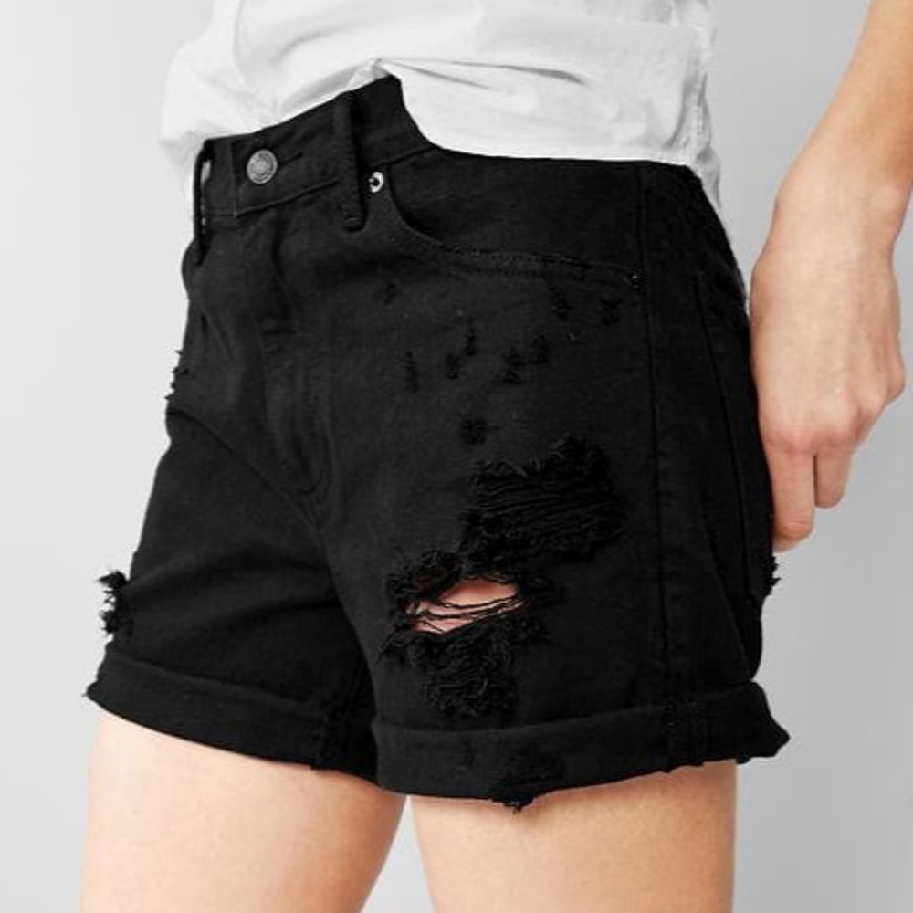 GAP 1969 distressed denim shorts